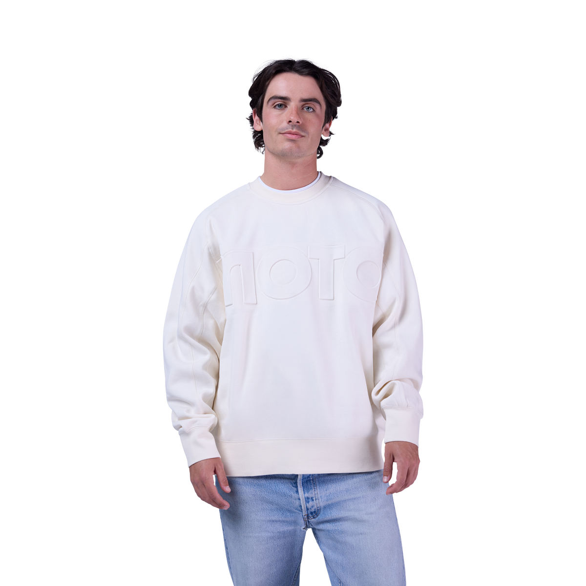 Moto-X Oversized Crew Sweatshirt